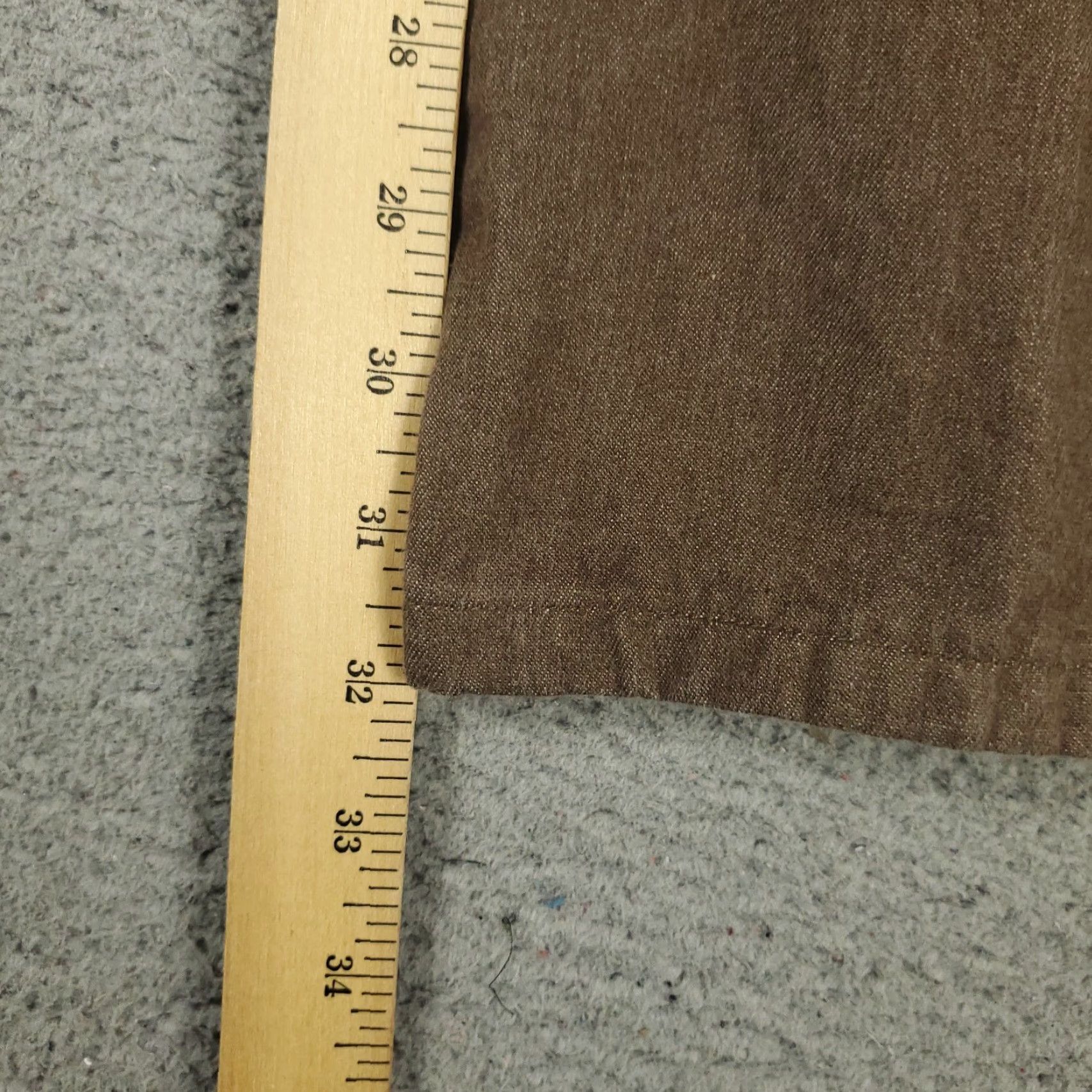 Peter Millar Peter Millar Pants Mens 38 X 32 Brown Cotton Chino Trousers SlAsh Pocket Flat Front Regular Comfort Vintage No Size US 38 / EU 54 - 5 Thumbnail
