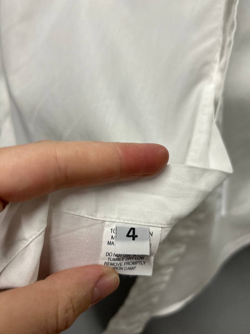Thom Browne Thom Browne mens white shirt 4 / XL made in USA Size US XL / EU 56 / 4 - 7 Thumbnail