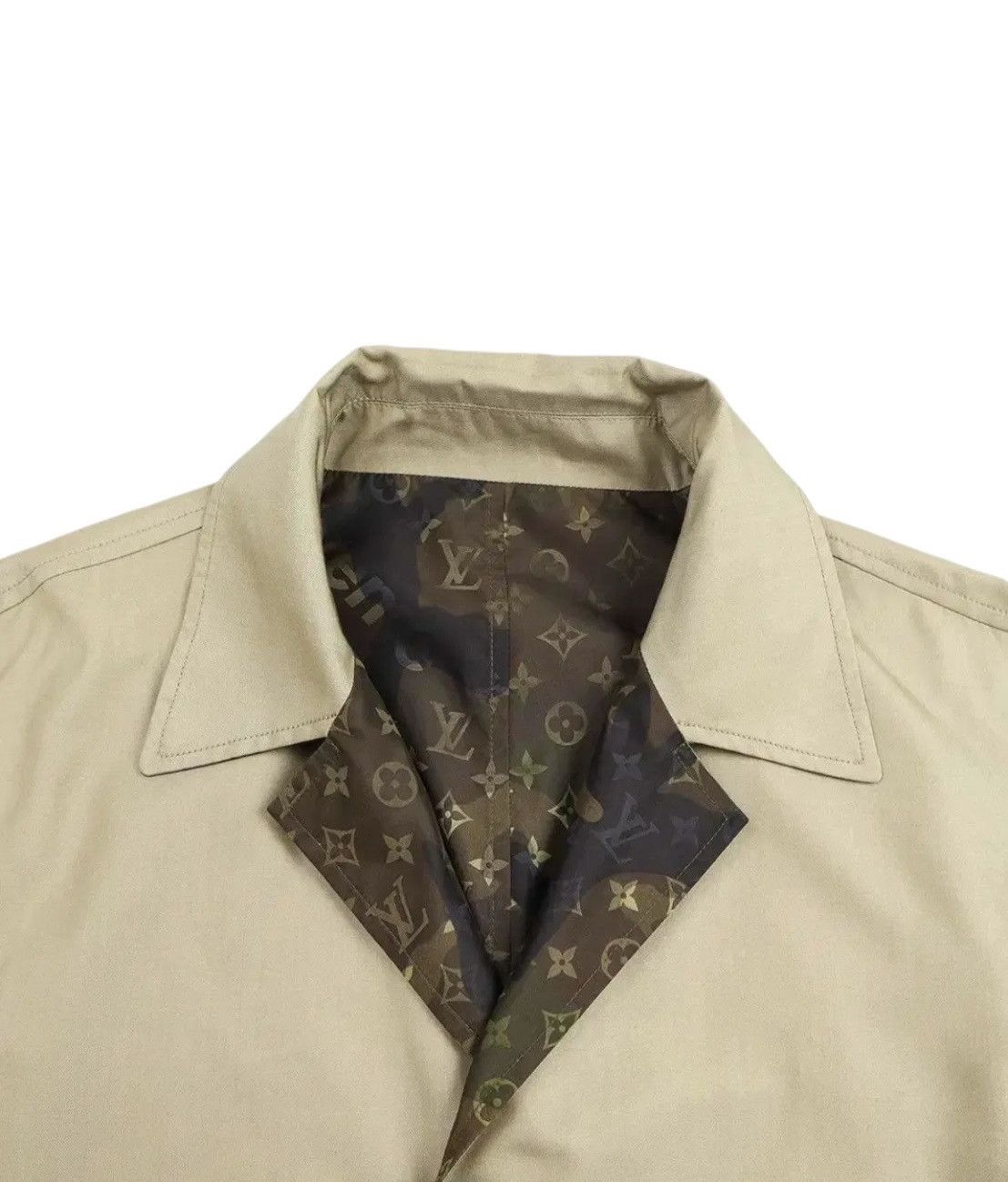 Louis Vuitton × Supreme Louis Vuitton x Supreme Reversible Trench Coat Size US XL / EU 56 / 4 - 5 Thumbnail