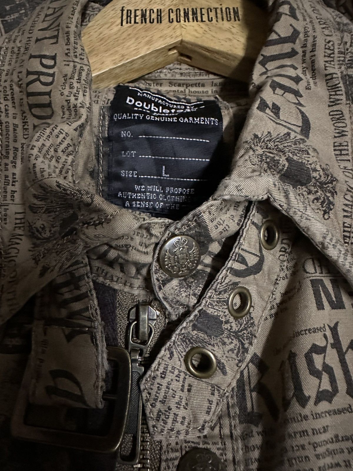 Japanese Brand Vintage Doublefocus full print jacket Size US M / EU 48-50 / 2 - 7 Thumbnail