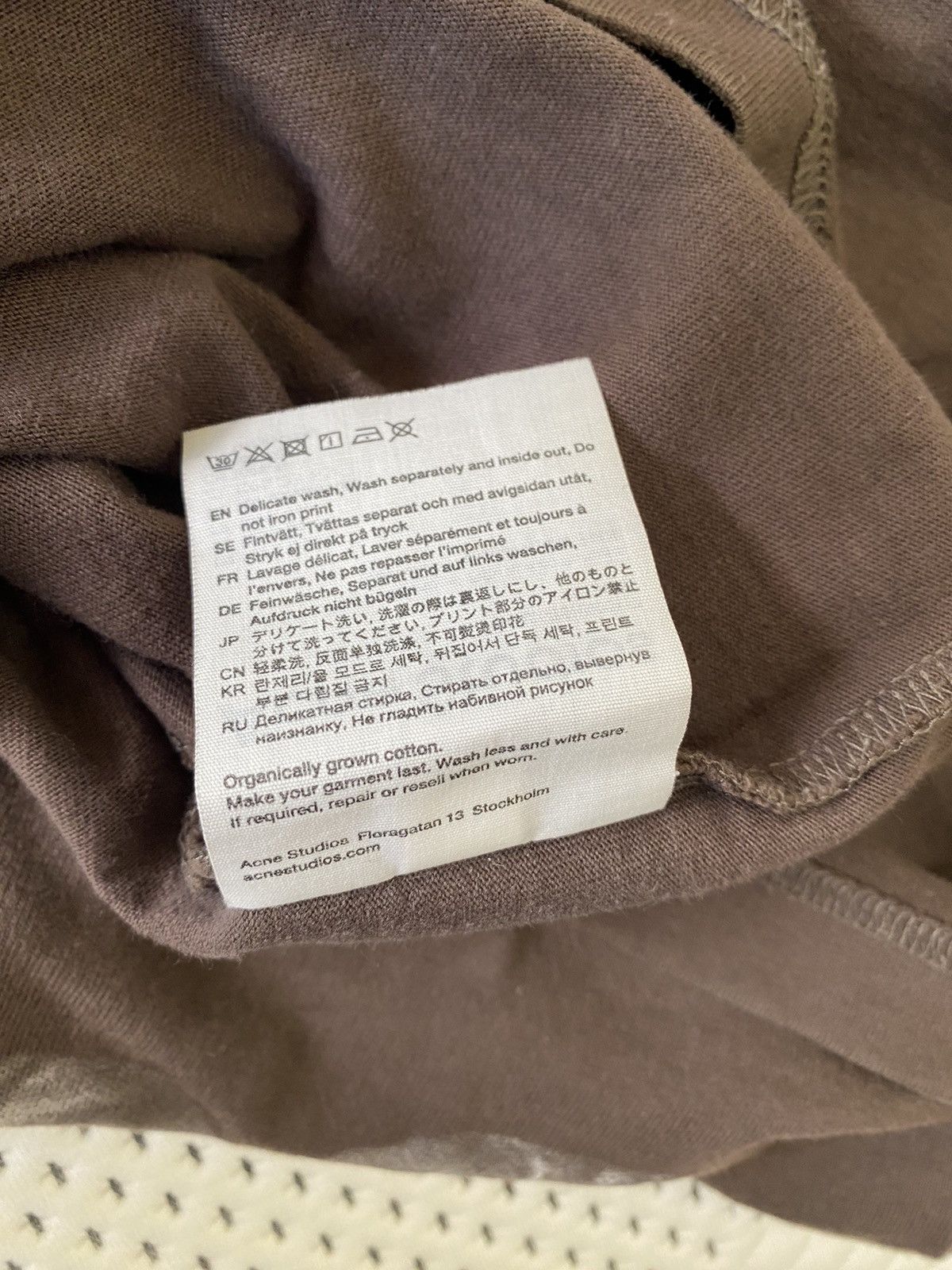 Acne Studios Acne studios brown x-ray bear Tshirt | Grailed