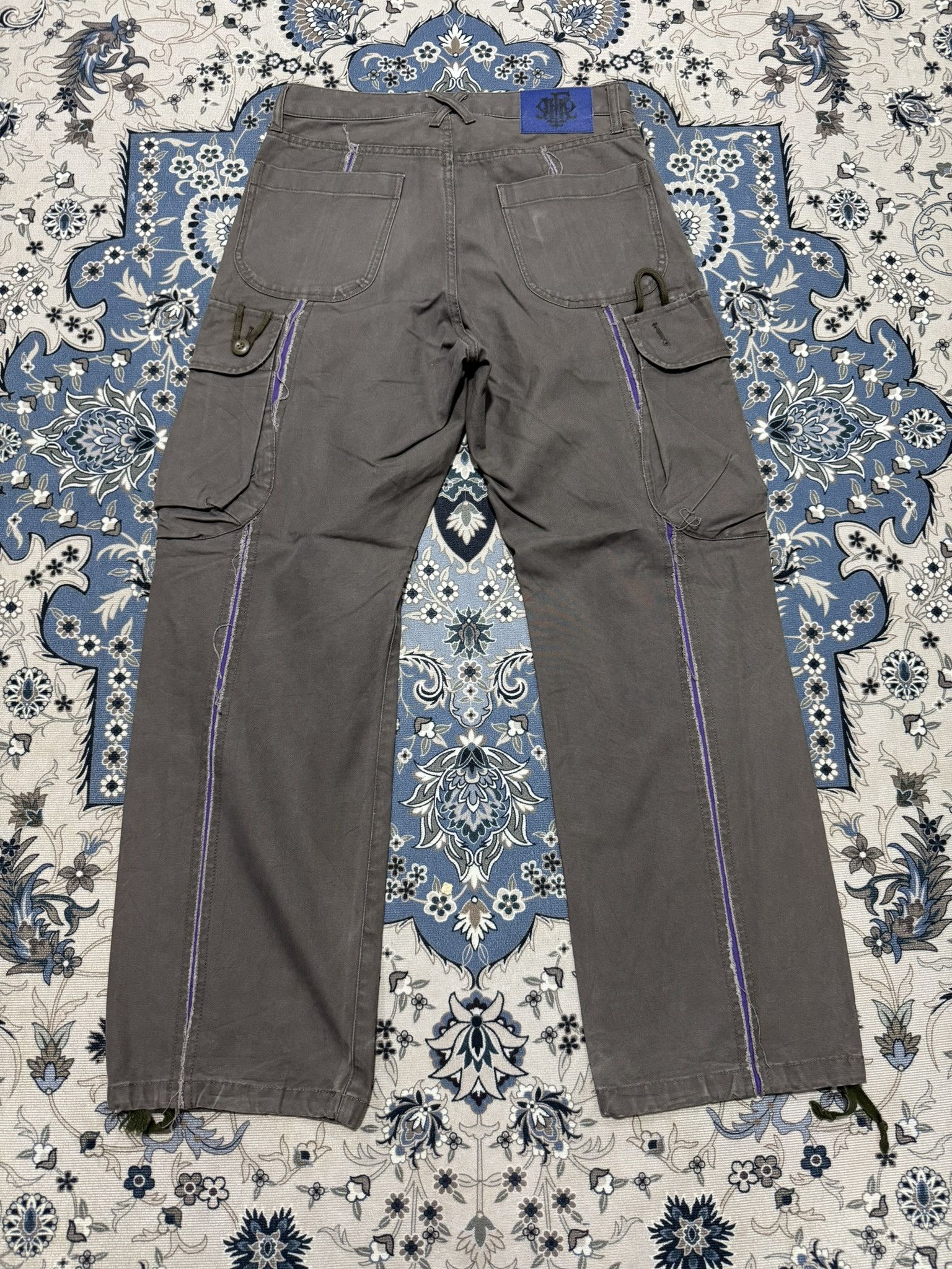 If Six Was Nine × PPFM × Seditionaries Japanese Brand PPFM Tactical Cargo Drawstring Pants Size US 31 - 2 Thumbnail