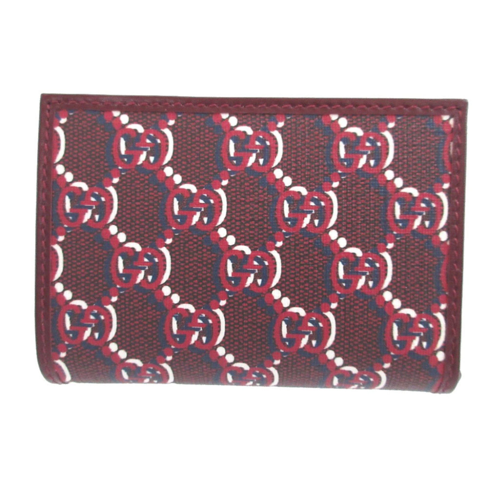 Gucci Unused Gucci GG Shadow 795060 Medium Wallet, Leather, Red, Bi-fold 0645GUCCI Size ONE SIZE - 1 Thumbnail