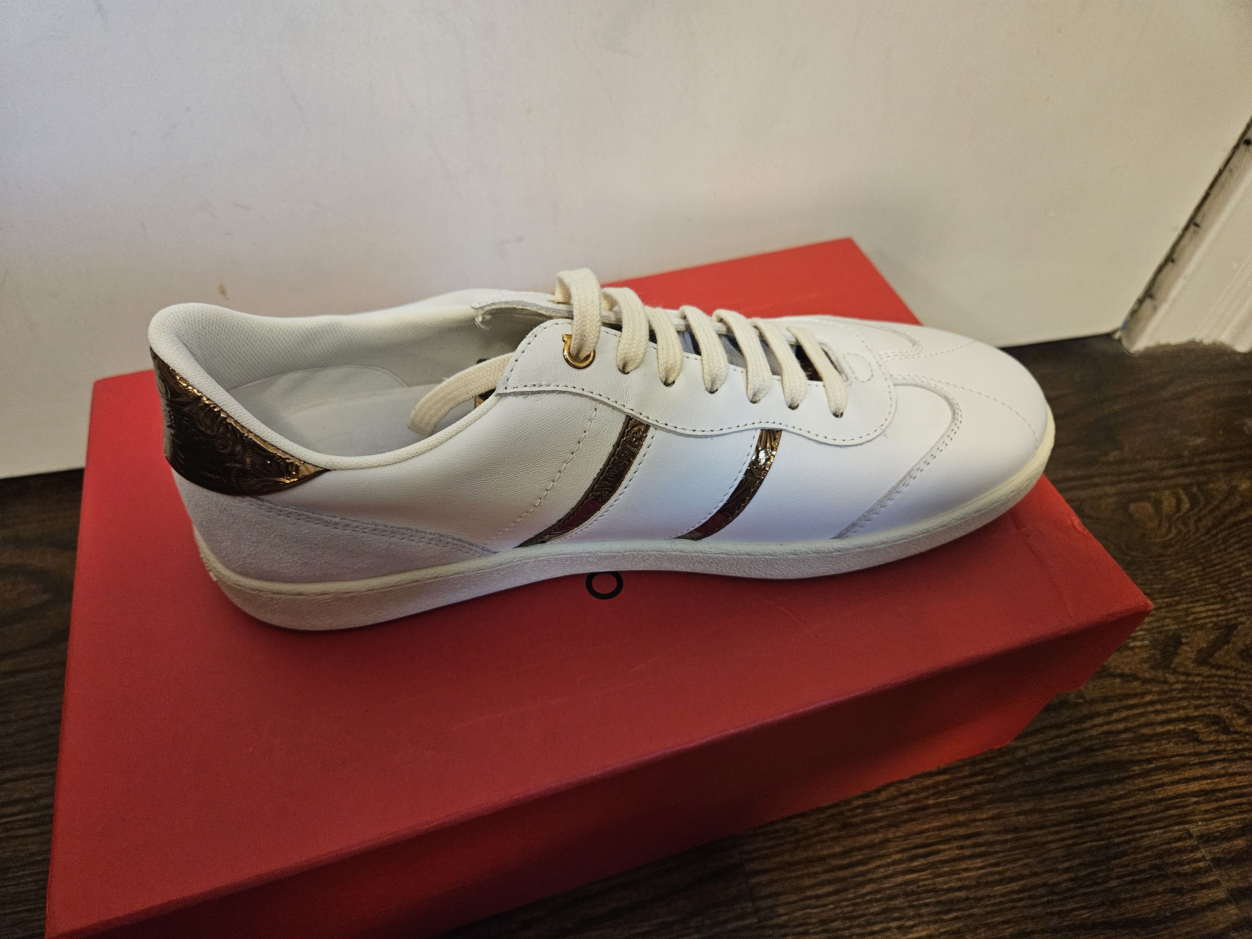 Salvatore Ferragamo Salvatore Ferragamo Achille 2 Leather Sneakers Size US 8.5 / EU 41-42 - 1 Thumbnail