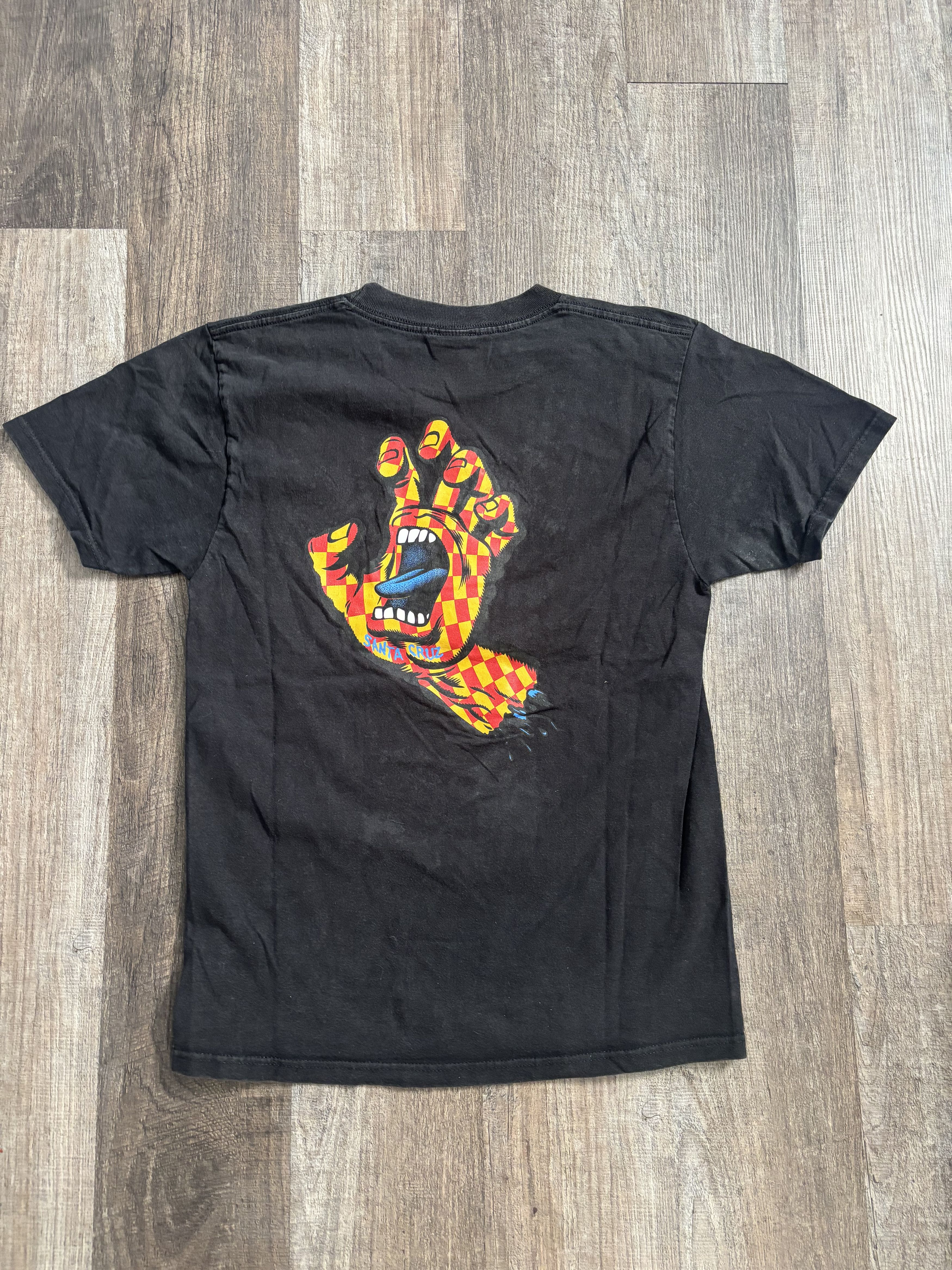 Santa Cruz Skateboards Santa Cruz Skateboards Checkered Hand Tee Shirt Size US S / EU 44-46 / 1 - 3 Thumbnail