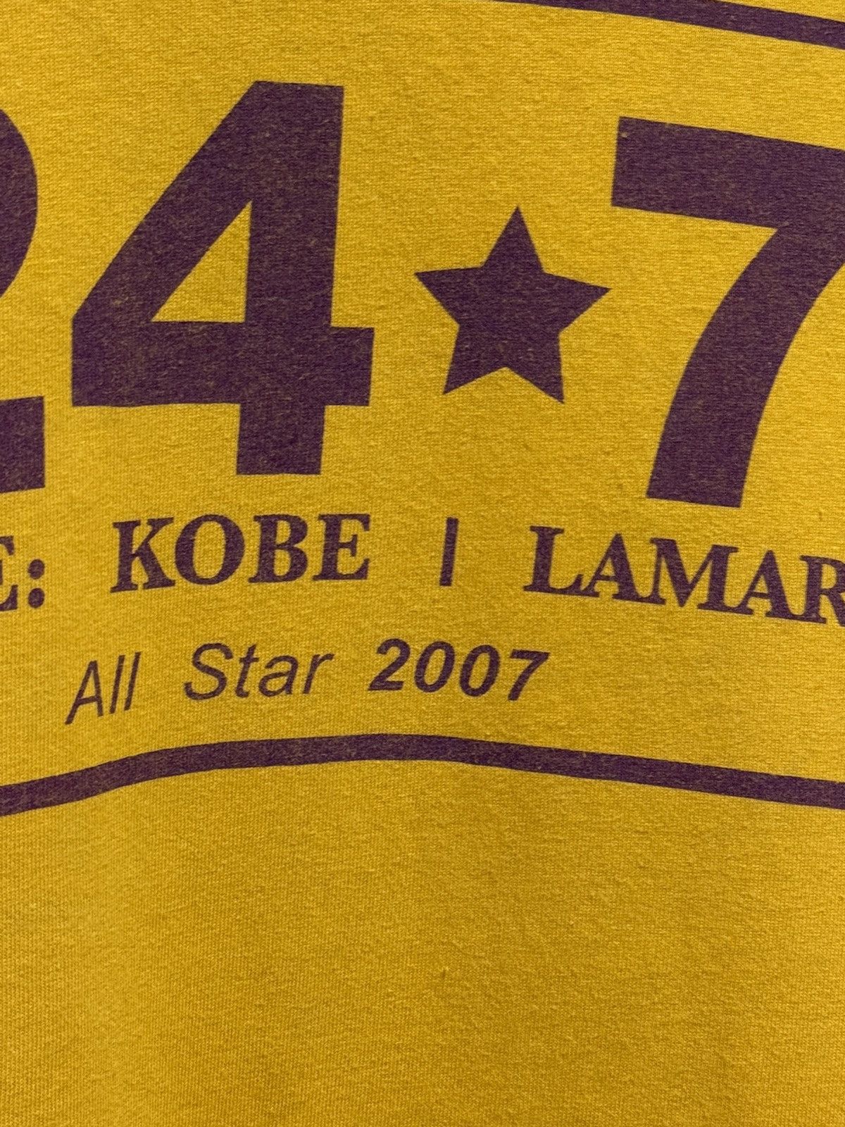 Vintage Vintage 07’ Lakers All Star Game Vtg Kobe Tee XLarge Size US XL / EU 56 / 4 - 6 Thumbnail