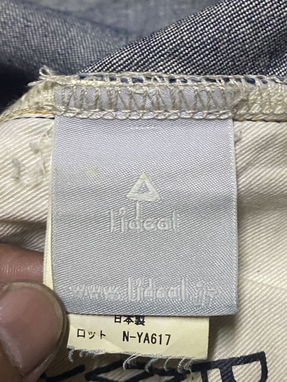 Japanese Brand Vintage Japan Brand Lideal Mud Wash Selvedge Slim Fit Jeans Size US 36 / EU 52 - 19 Thumbnail