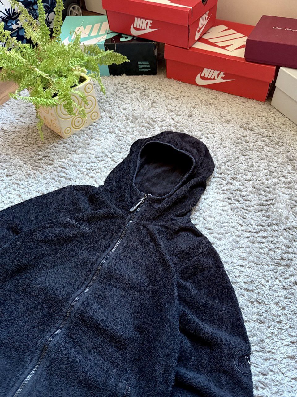 Mammut 00s Mammut Vintage Fleece Retro Outdoor Teddy Hoodie Size US M / EU 48-50 / 2 - 3 Thumbnail