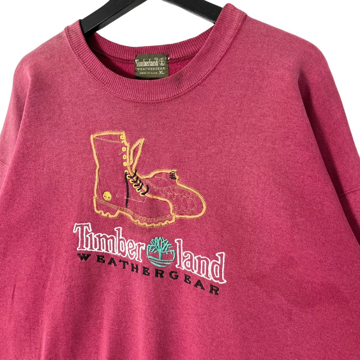Timberland × Vintage Vintage 90’s Timberland Weather Gear Sweatshirt Size US XL / EU 56 / 4 - 2 Thumbnail