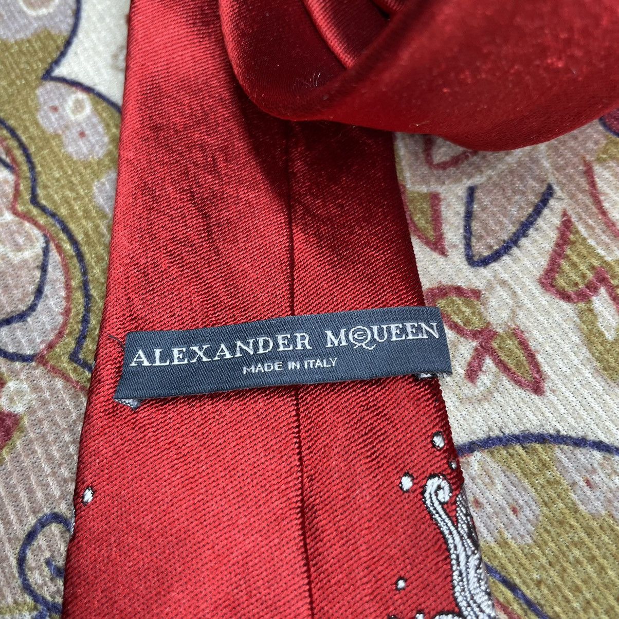 Alexander McQueen ALEXANDER MQUEEN Tiger Design Necktie Size ONE SIZE - 12 Thumbnail