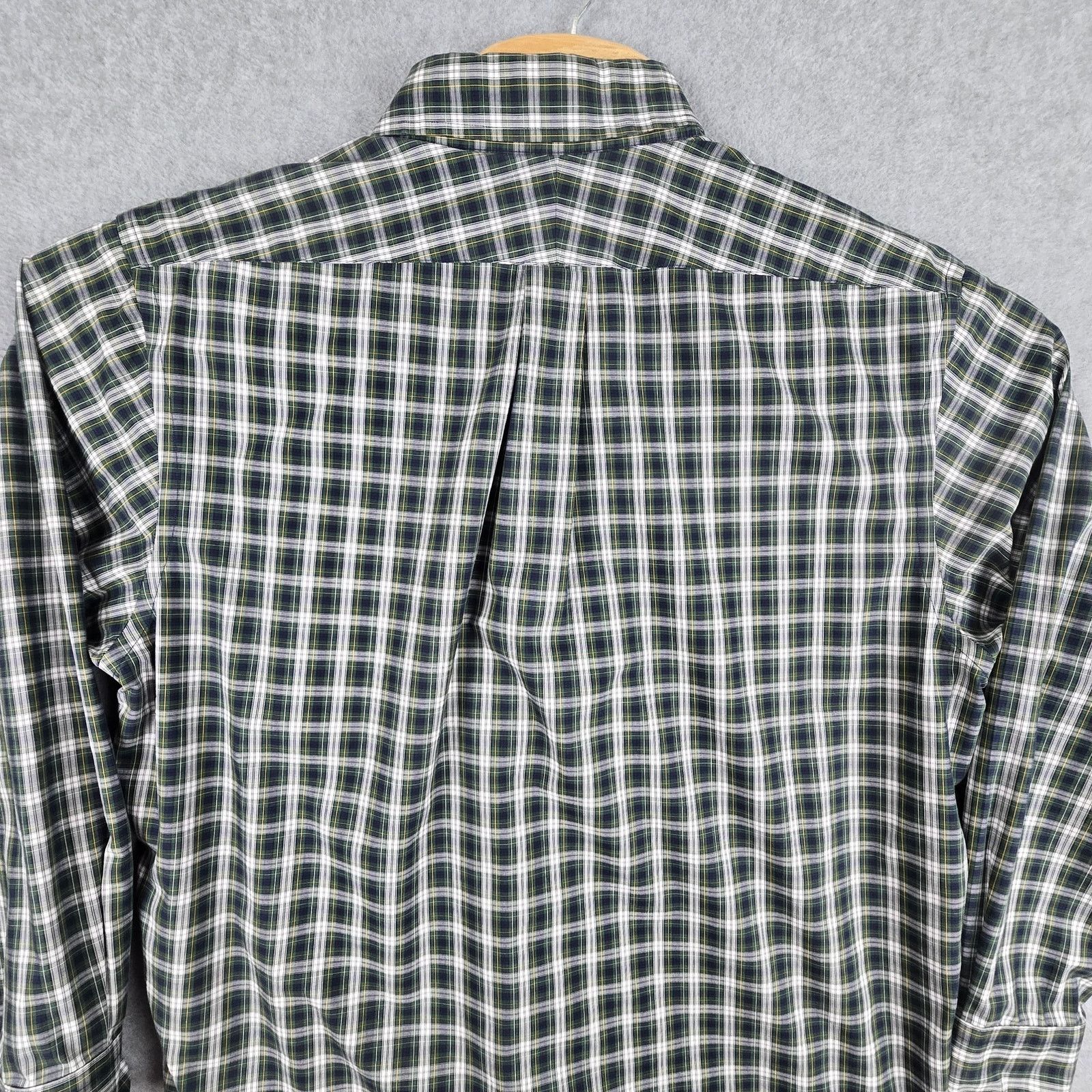 Lands' End Lands' End 16-32 Men Long Sleeve Checkered Button Down Shirt Size US L / EU 52-54 / 3 - 7 Thumbnail