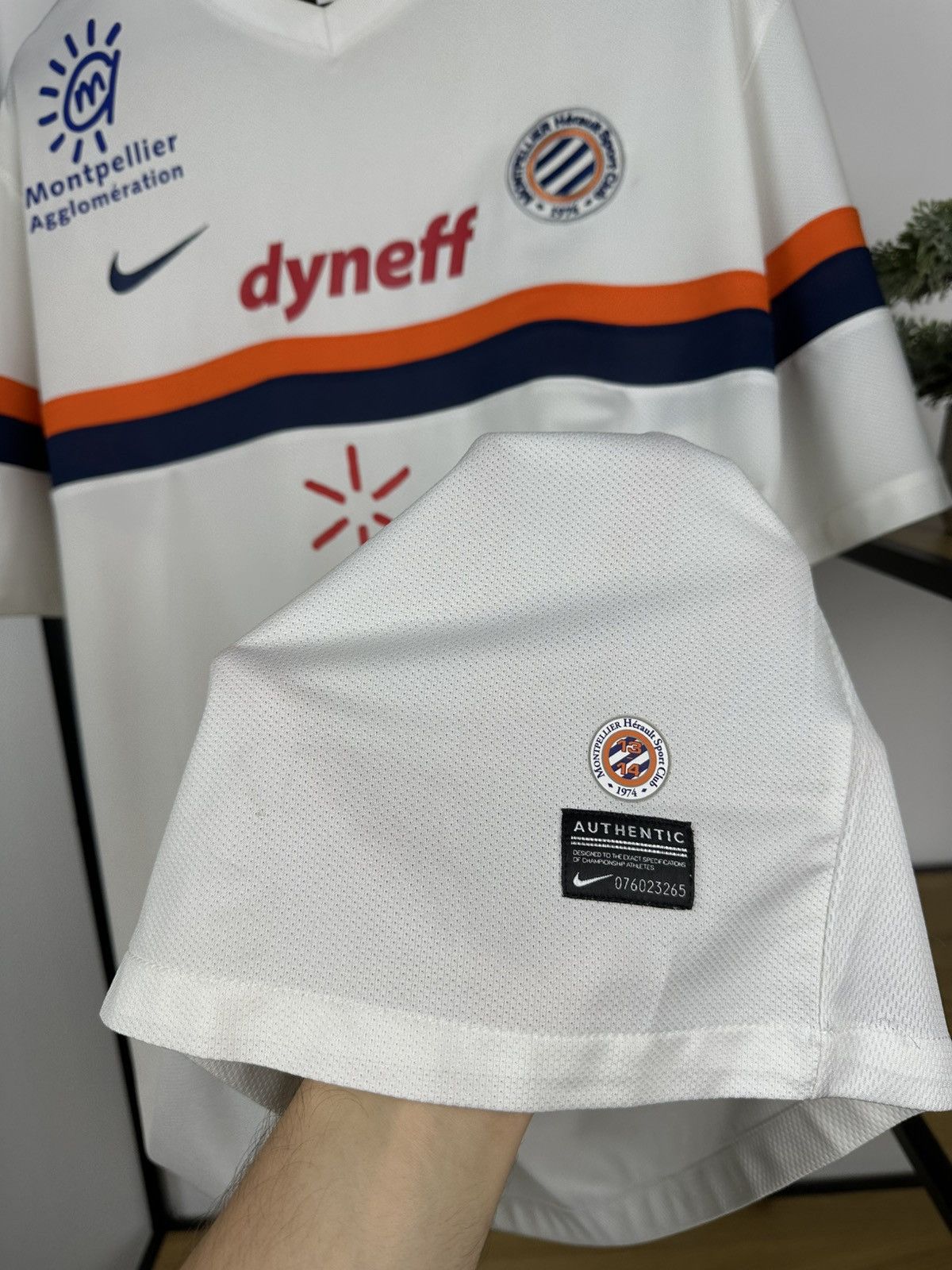 Nike Montpellier HSC 2013-2014 Away Soccer Football Jersey Suit Size US XXL / EU 58 / 5 - 3 Thumbnail
