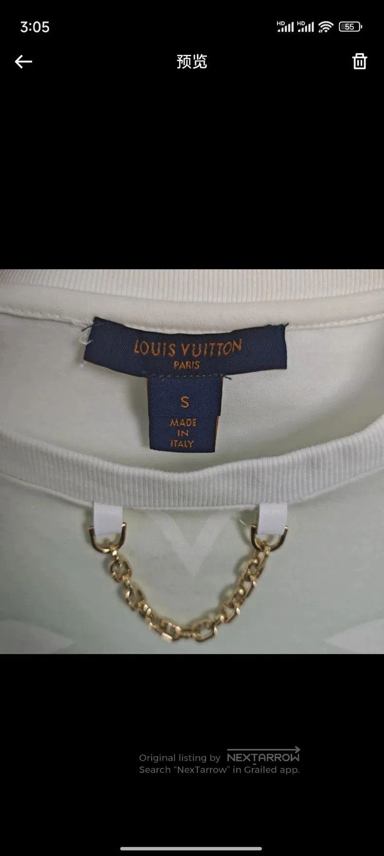 Louis Vuitton LV Monogram Gradient Chain Short Sleeve. Size US S / EU 44-46 / 1 - 2 Thumbnail