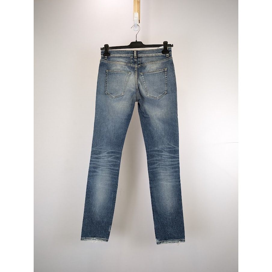 Saint Laurent Paris o1rshd1 Sample Jeans in Indigo Blue Size US 29 - 14 Thumbnail