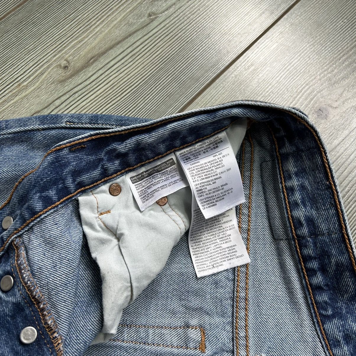 Levi's Levi’s 501 Selvedge Distressed Denim Jeans Size 27" / US 4 / IT 40 - 9 Thumbnail