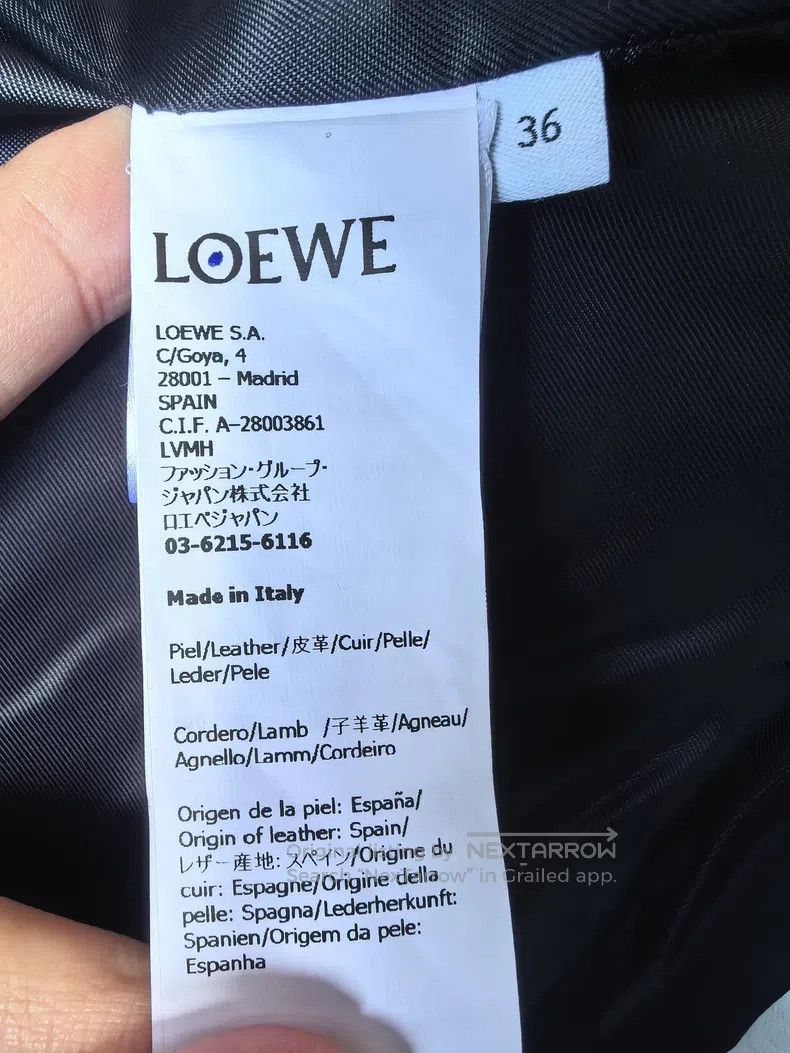 Loewe Loewe Lambskin short-sleeved jacket Size XS / US 0-2 / IT 36-38 - 5 Thumbnail