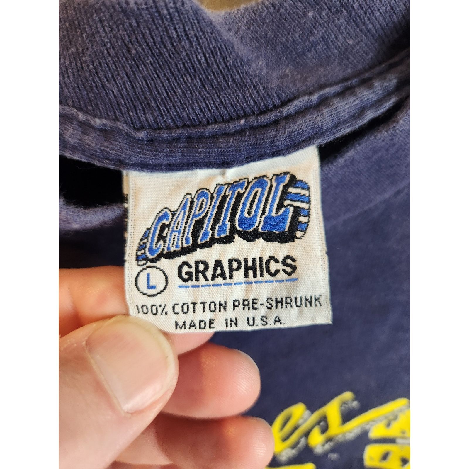Other Vintage 90s Single Stitch Michigan Wolverines T men's large Size US L / EU 52-54 / 3 - 3 Thumbnail