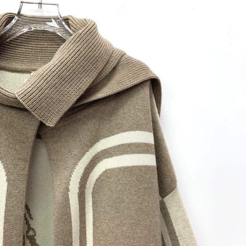 Hermes Hermes Colorblock Cashmere Knit Cardigan Jacket-2506 Size XS / US 0-2 / IT 36-38 - 3 Thumbnail