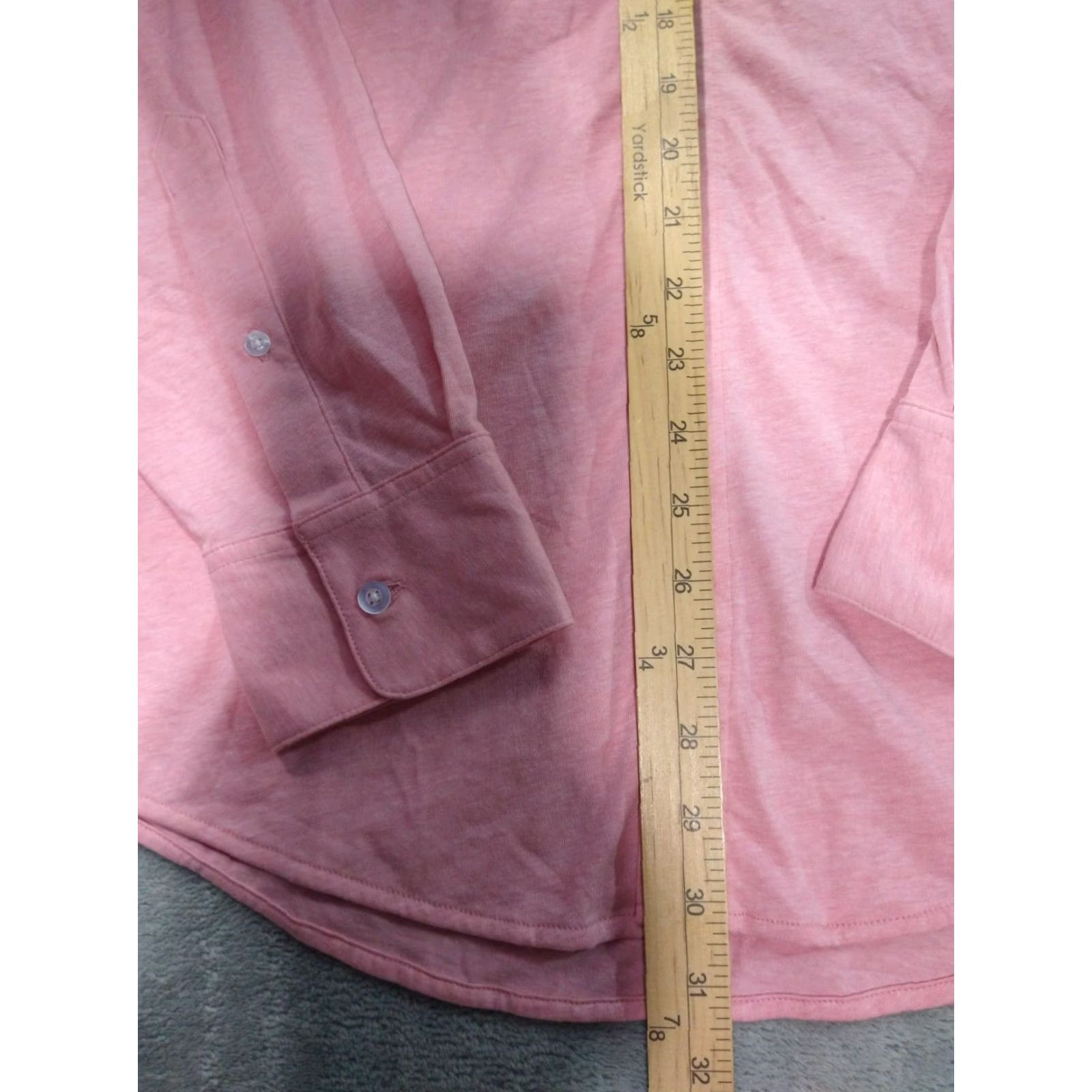 Bonobos Bonobos Shirt Mens XL Pink Jersey Long Sleeve Button Up Casual Everyday Size US XL / EU 56 / 4 - 4 Thumbnail