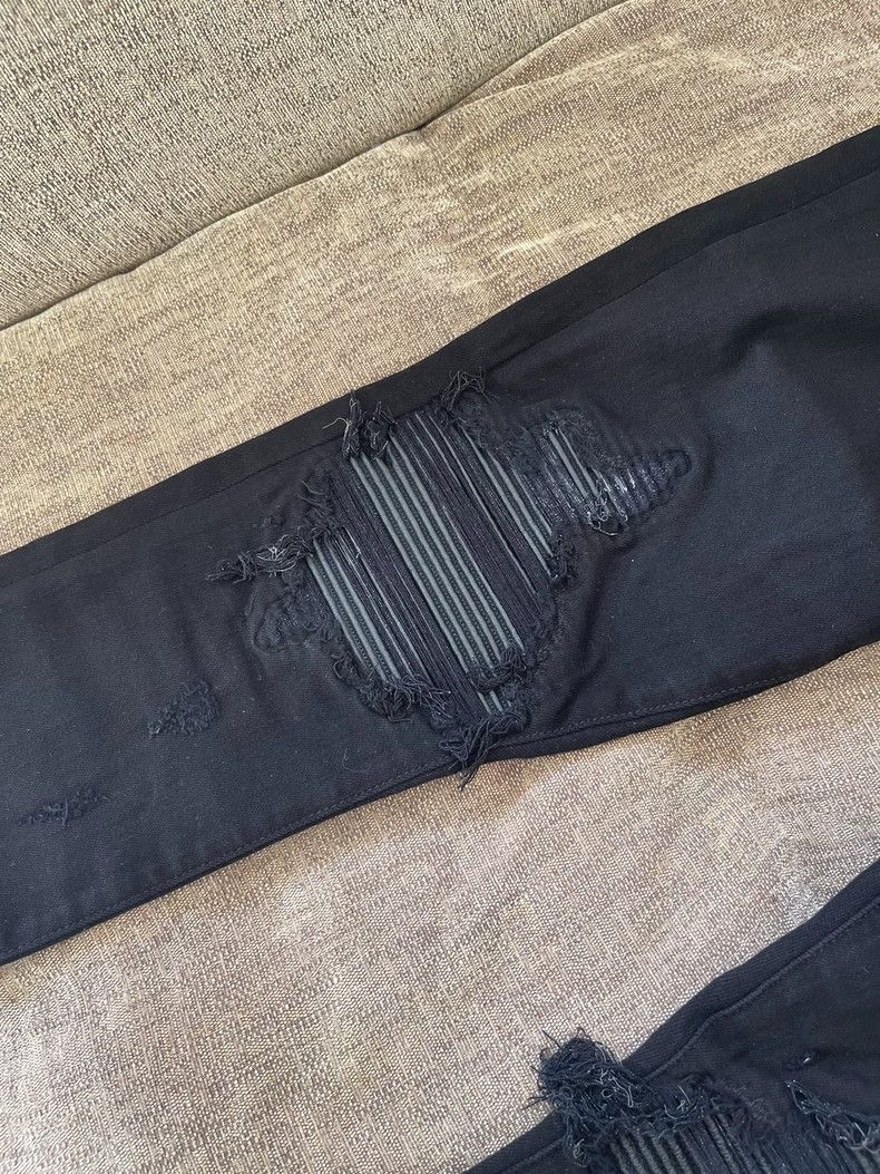 Amiri Amiri Black patchwork jeans 2501-Nextarrow Size US 32 / EU 48 - 2 Thumbnail