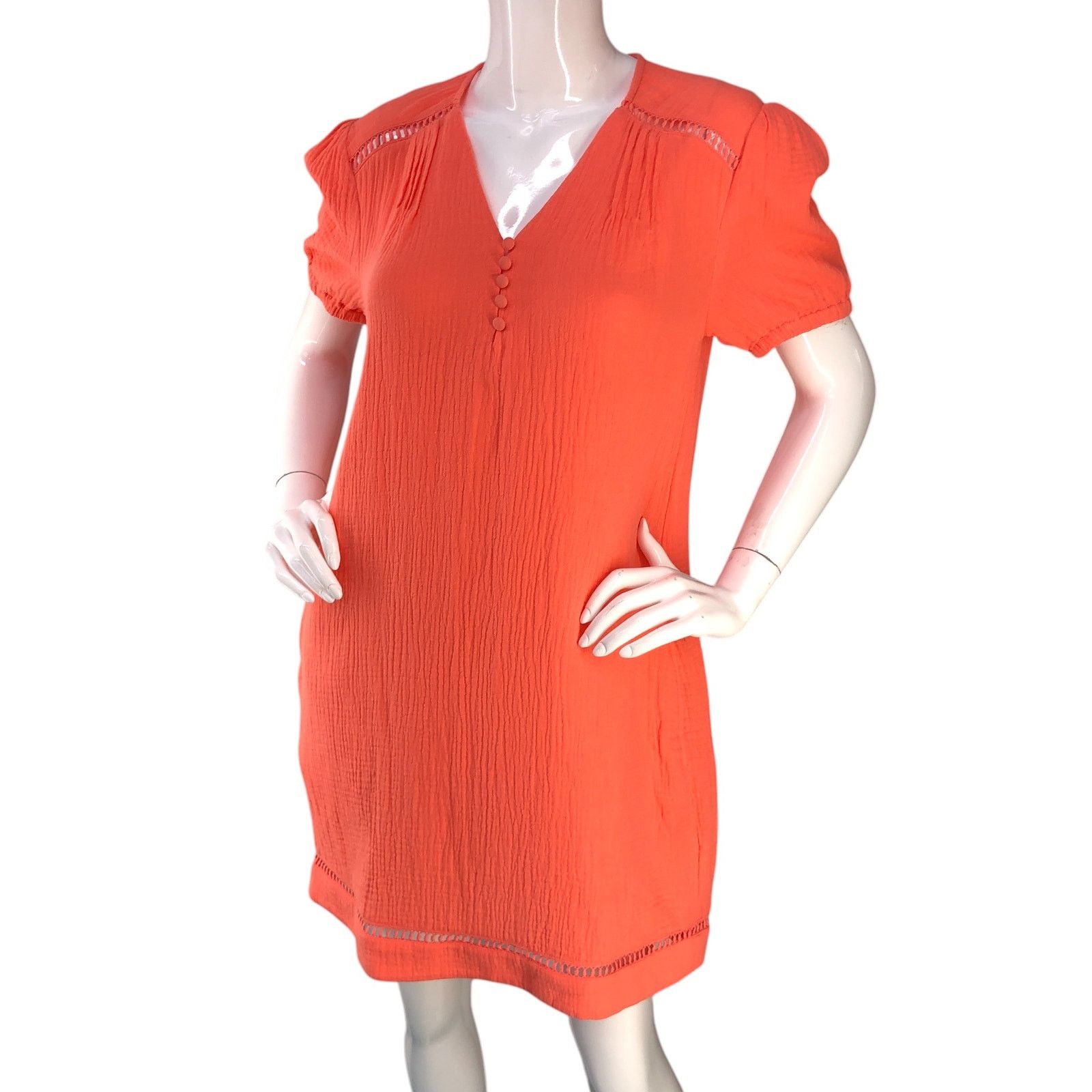 UNTUCKit Untuckit For Her Womens Size S Dress Kasey Gauze Coral Size S / US 4 / IT 40 - 1 Thumbnail