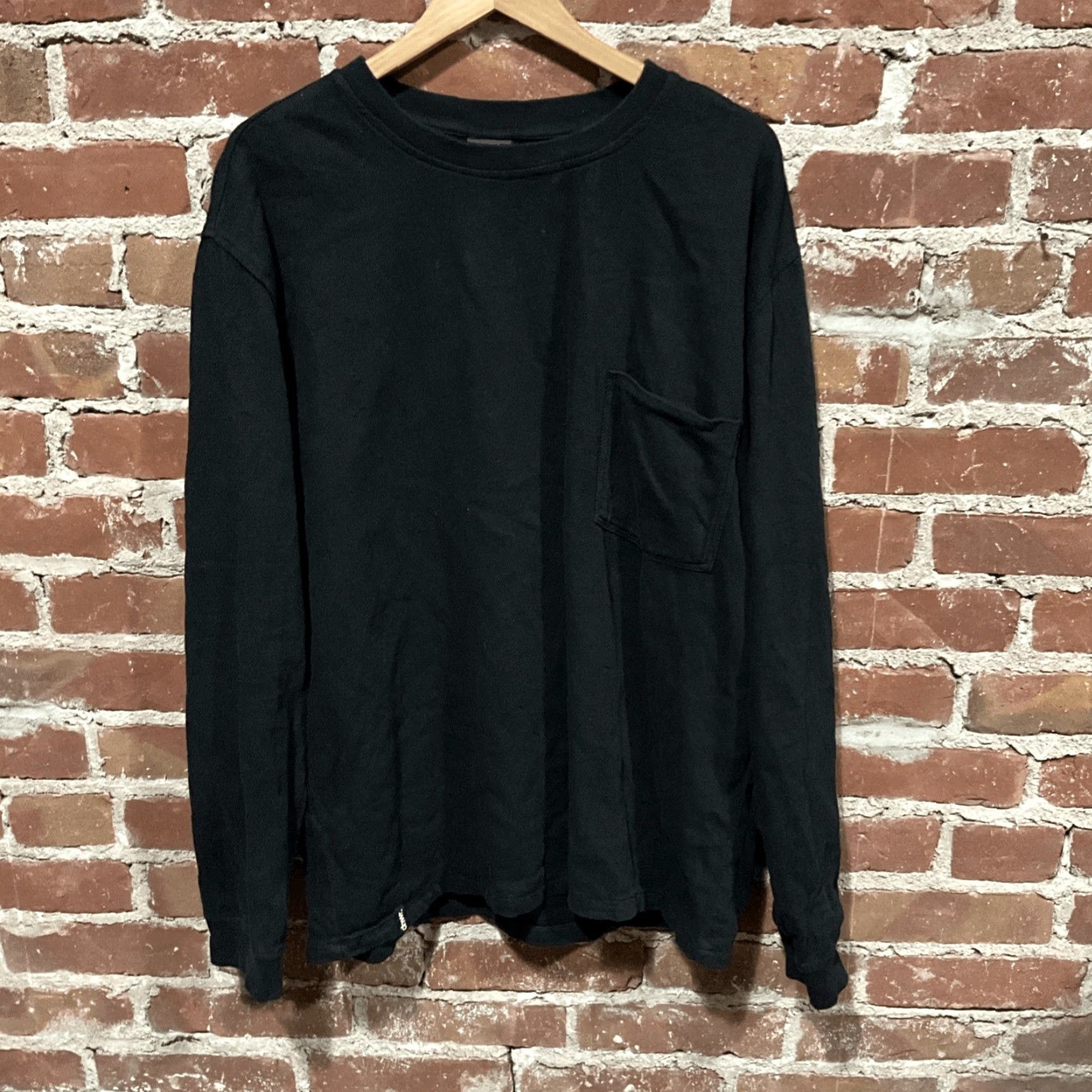 Zara Zara Mens L Crewneck Sweatshirt Denim Squad Graphic Black Shirt Pullover Black Mens L Denim Squad Graphic Crew Neck Sweatshirt Size US L / EU 52-54 / 3 - 2 Thumbnail