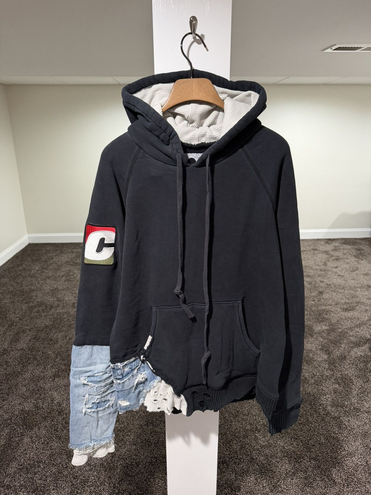 Greg Lauren Greg Lauren x Dave Chappelle 2020 Fragment Patch Hoodie Size US L / EU 52-54 / 3 - 3 Thumbnail