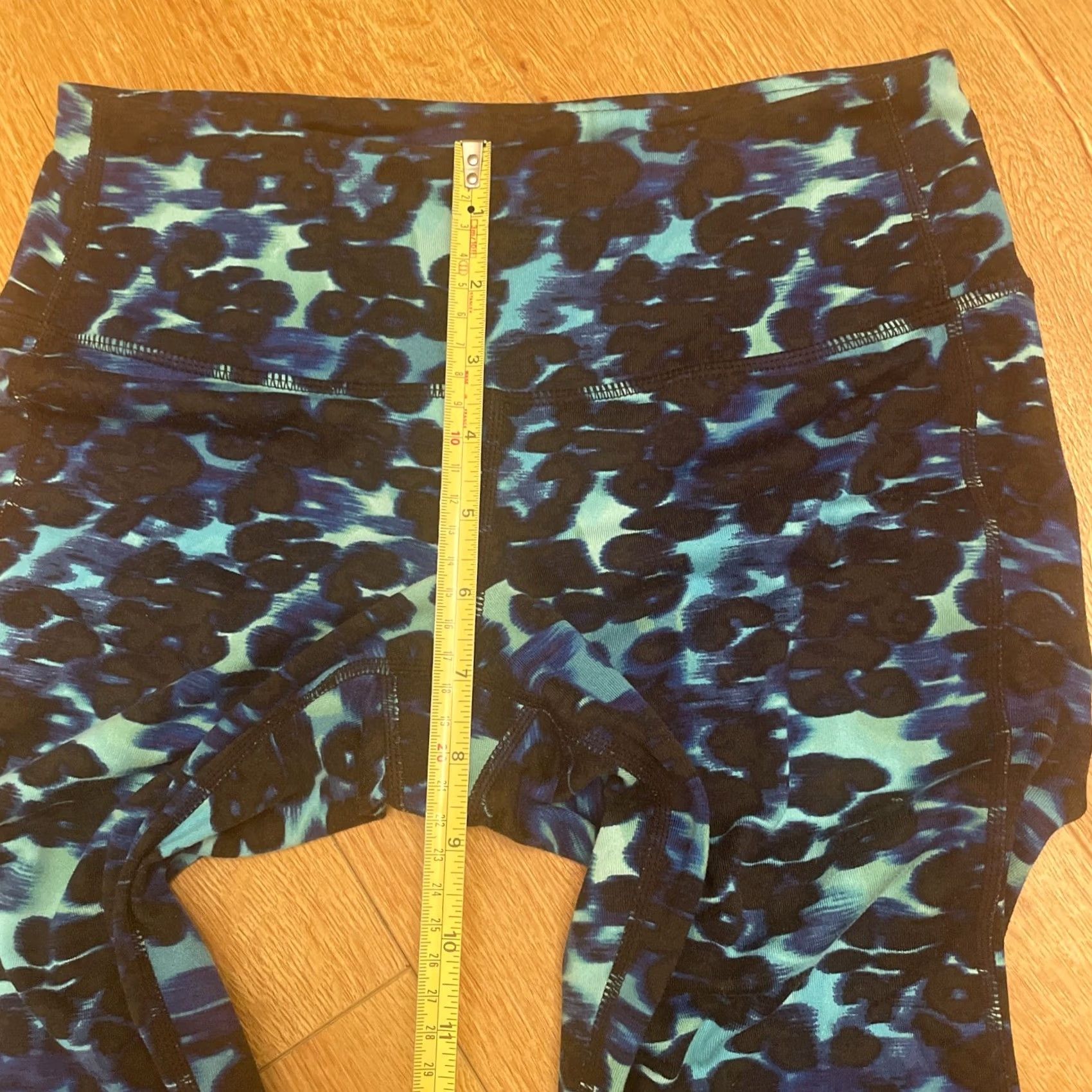 Athleta Athleta Women Blue Underwater XS Chaturanga Crop Yoga Tight Leggings Size 26" / US 2 / IT 38 - 5 Thumbnail