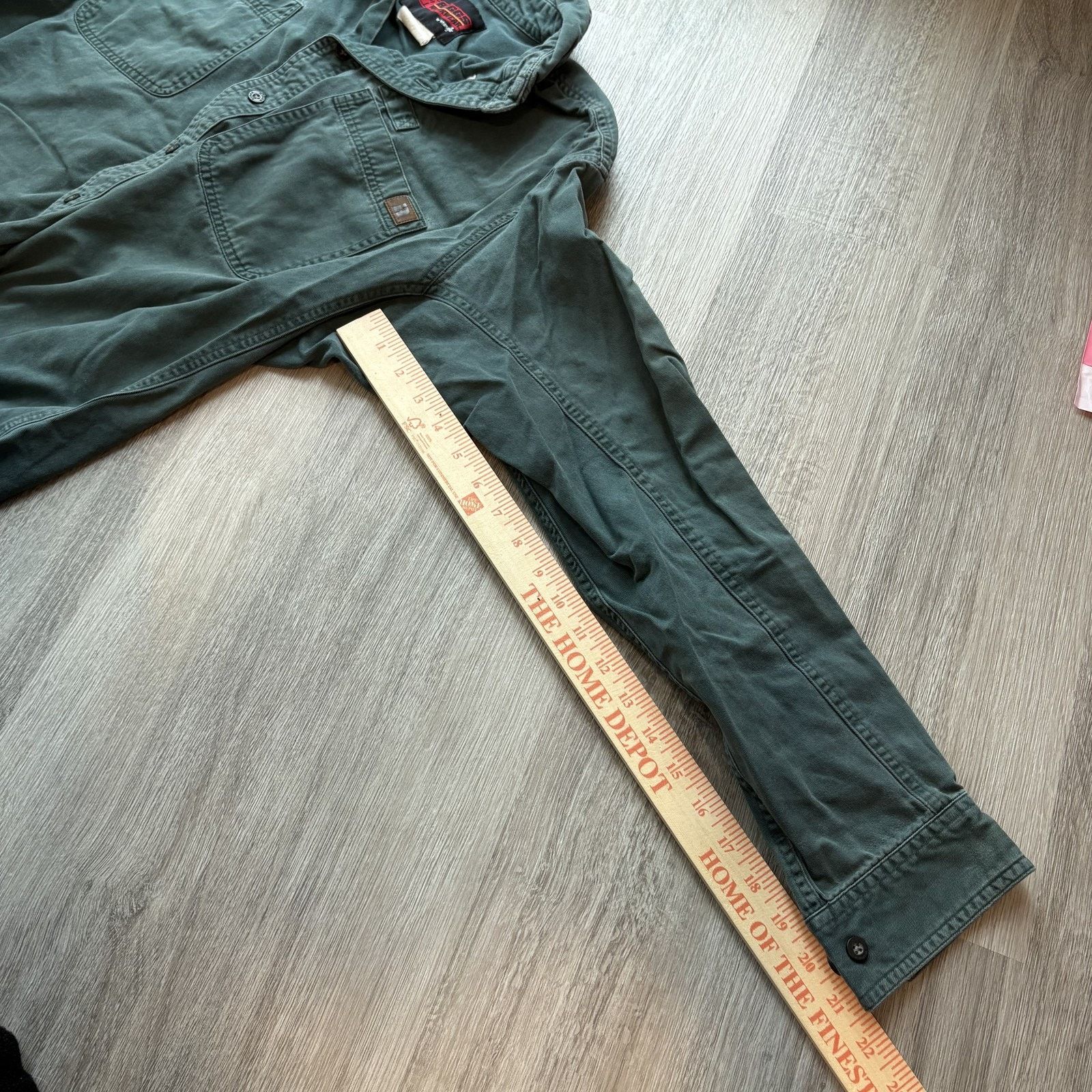 Wrangler Wrangler Riggs Workwear Men's XL Green Heavy Twill Long Slee Size US XL / EU 56 / 4 - 7 Thumbnail