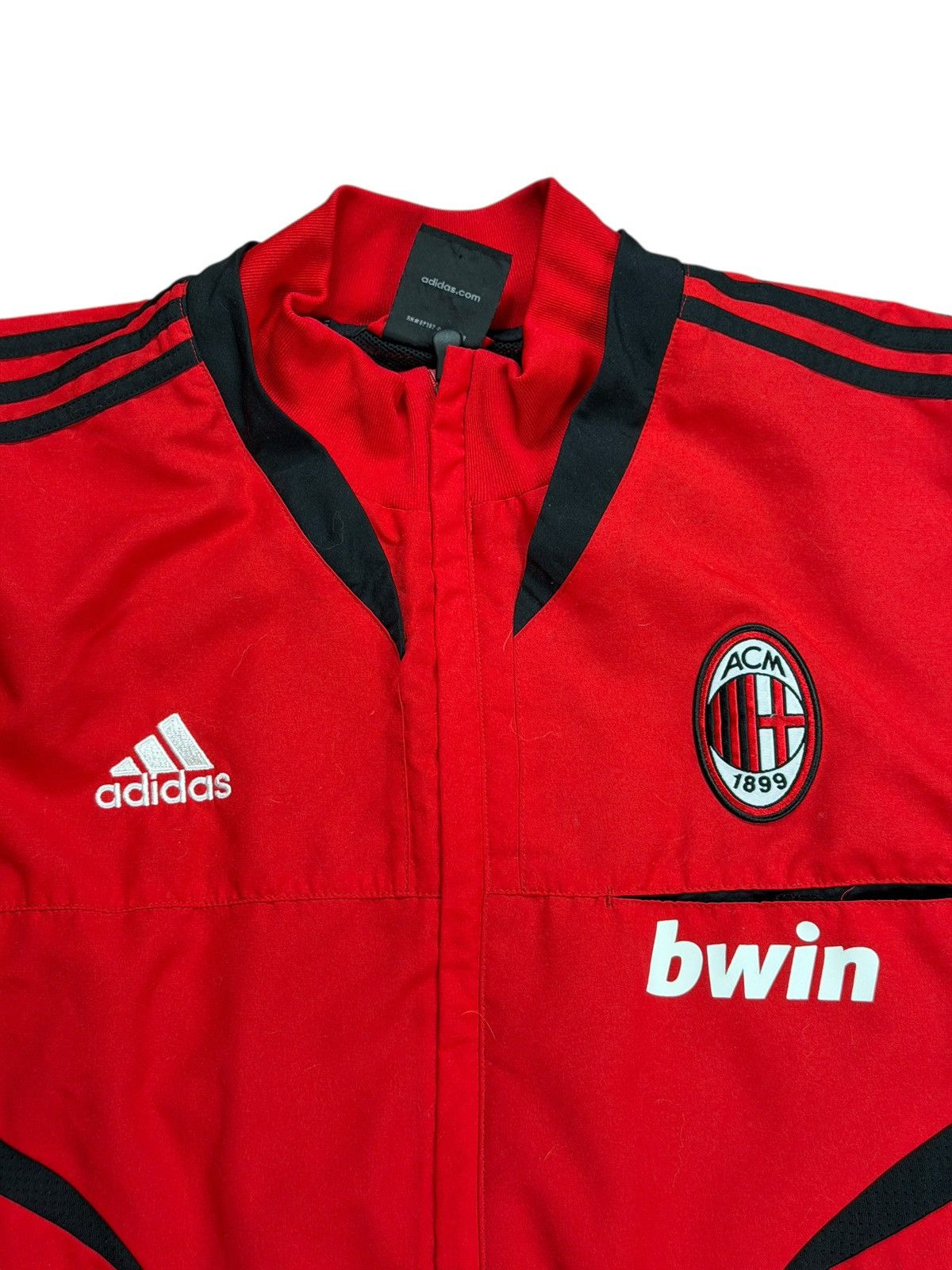 Adidas Vintage Ac Milan 2007/08 Track Jacket Size US XL / EU 56 / 4 - 3 Thumbnail