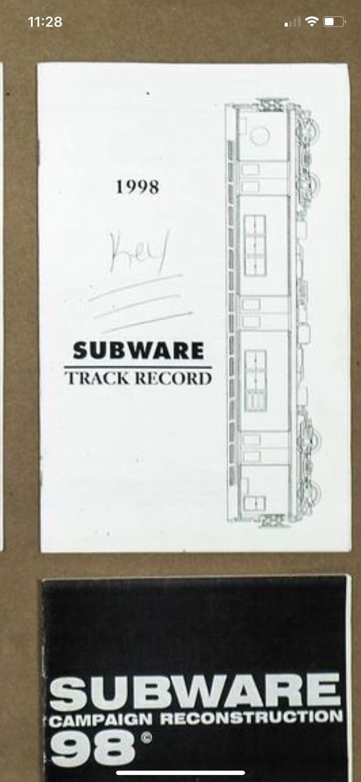 Futura × Subware 1998 SUBWARE iconic embroidered train logo track Size US XL / EU 56 / 4 - 12 Thumbnail