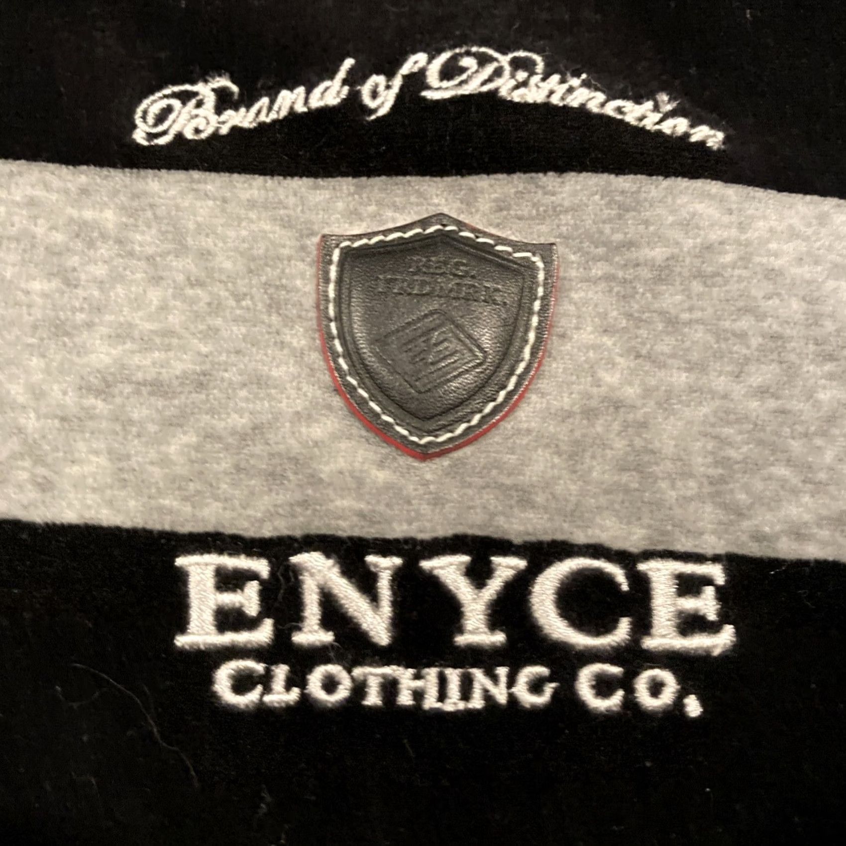Enyce VINTAGE Enyce Shirt Large Black Velour Long Sleeve Polo Embroidered Size Size US L / EU 52-54 / 3 - 2 Thumbnail