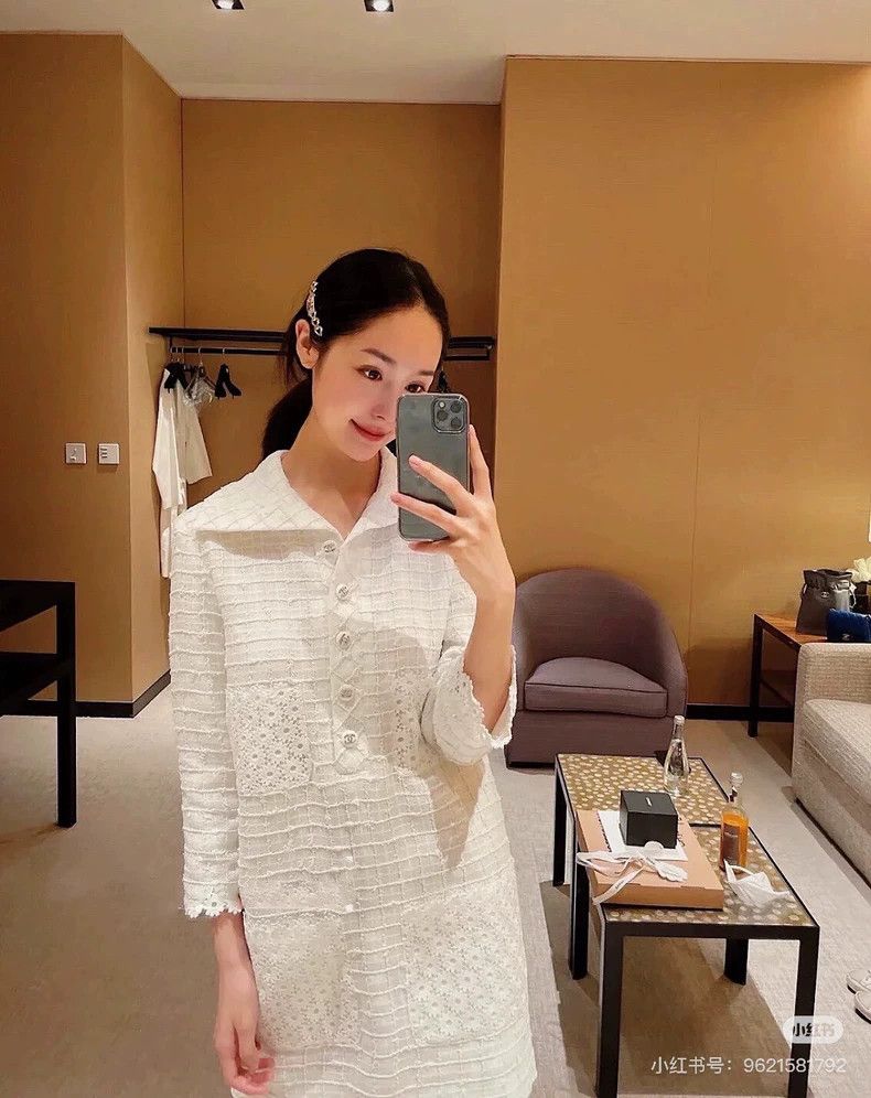 Other Chanel 21C early spring show white lace flower pocket long Size XS / US 0-2 / IT 36-38 - 9 Thumbnail