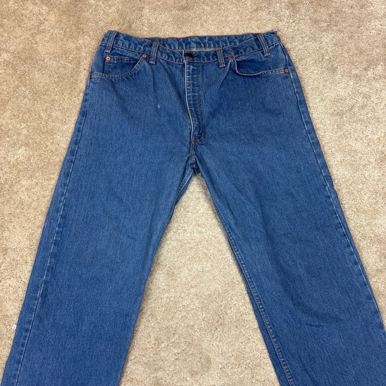 Levi's Vintage 90s Levi's 505 Orange Tab Jeans Men's 38x30 (36x30) Size US 38 / EU 54 - 2 Thumbnail