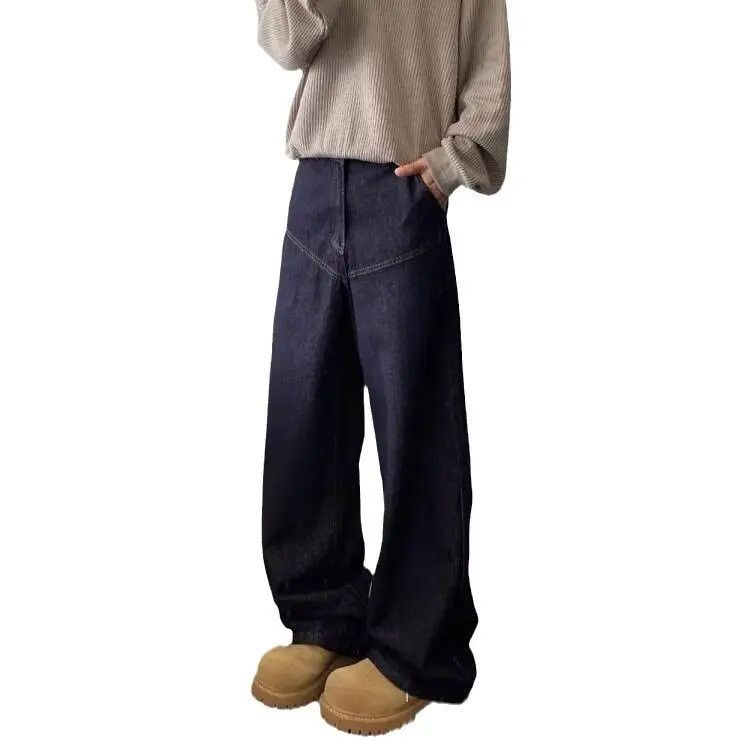 Japanese Brand × Jean Retro loose straight leg wide leg jeans Size US 32 / EU 48 - 4 Thumbnail