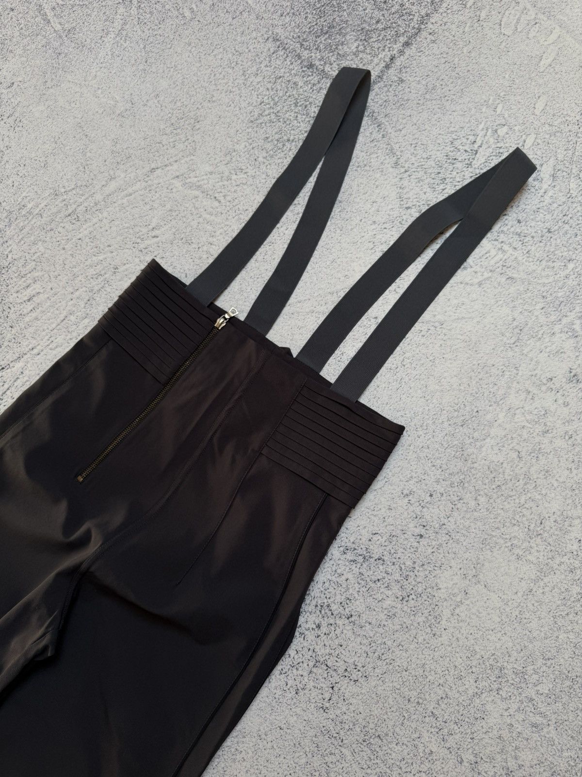 Marithe + Francois Girbaud Style Rick Owens Overalls High Waist Suspender Pants Size 28" / US 6 / IT 42 - 6 Thumbnail