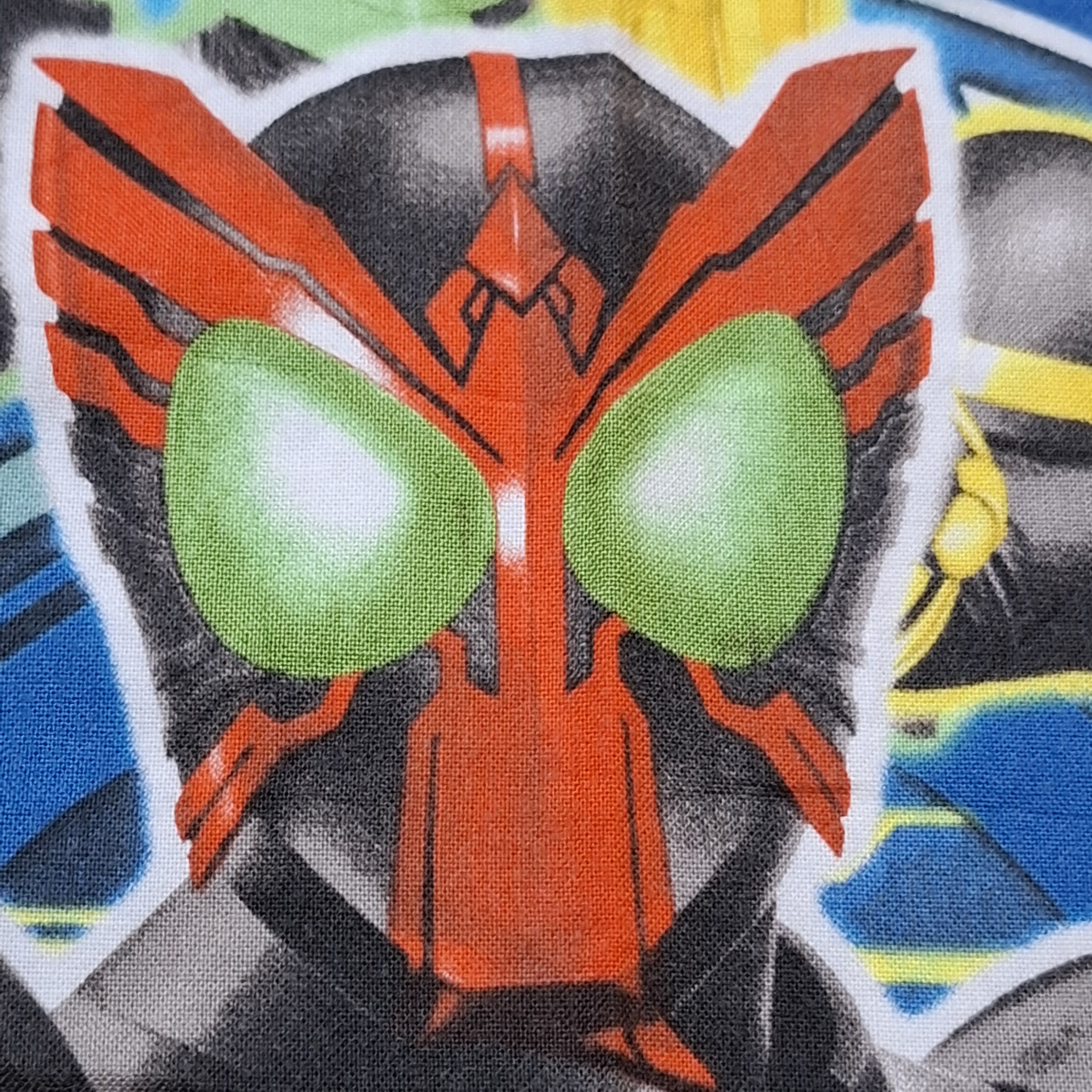 Other VERY RARE Vintage Kamen Rider OOO Tatoba Combo Handkerchief Size ONE SIZE - 8 Thumbnail