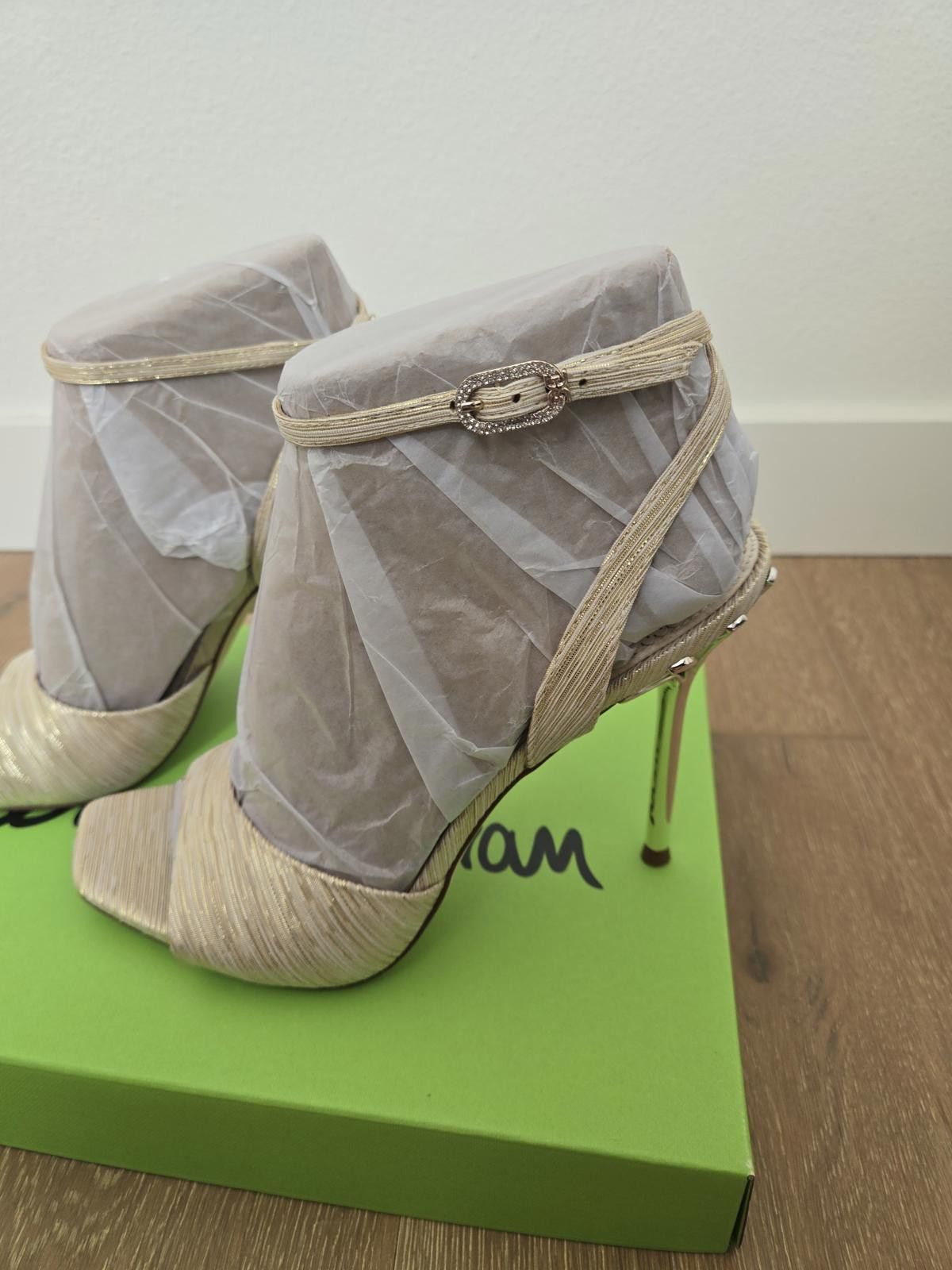 Other Sam Edelman Lilian Golden High Heels Size 8.5 Size US 8.5 / IT 38.5 - 2 Thumbnail