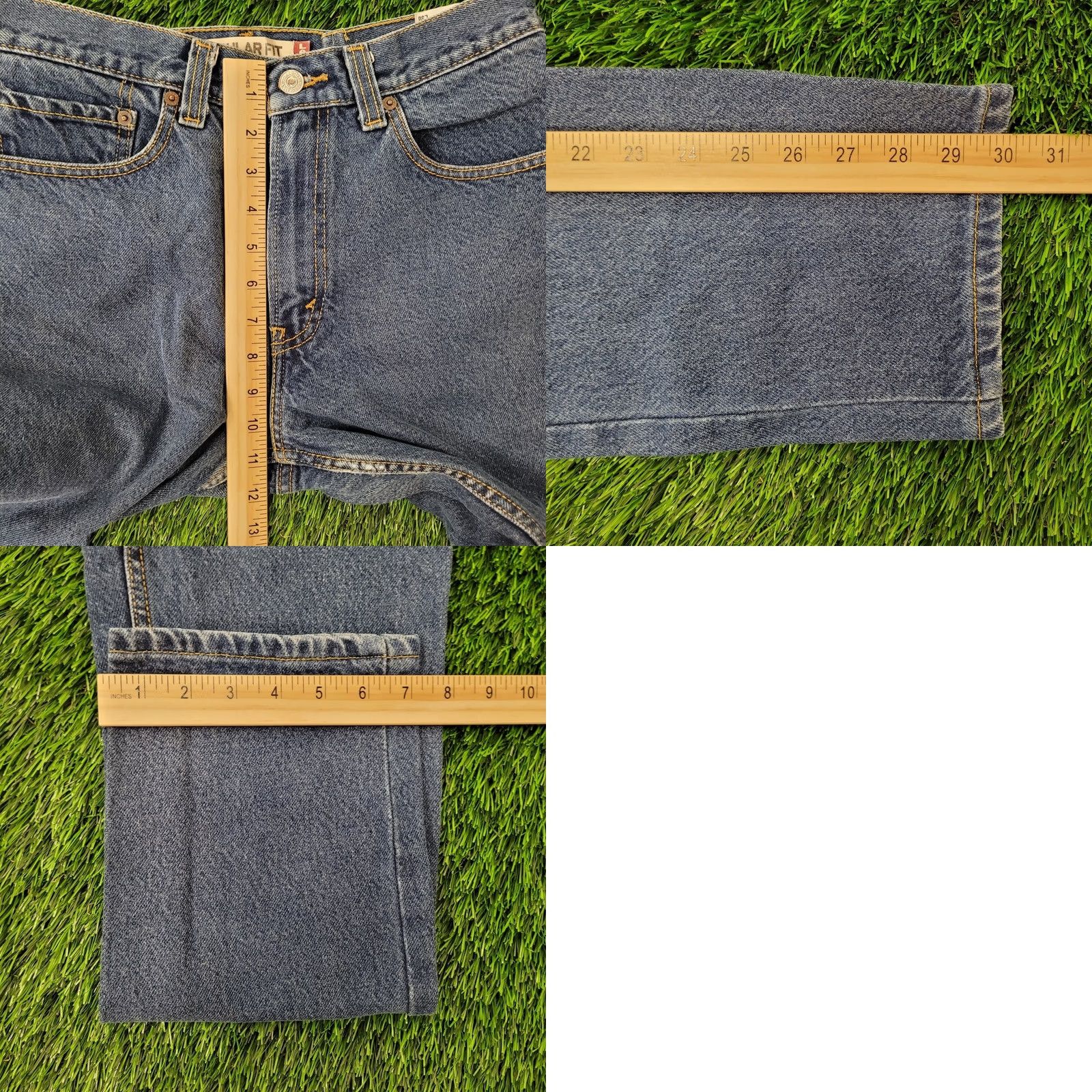 Levi's Levi’S 505 Straight Jeans, Faded Medium Wash - 30x30 - Mens Size US 30 / EU 46 - 11 Thumbnail