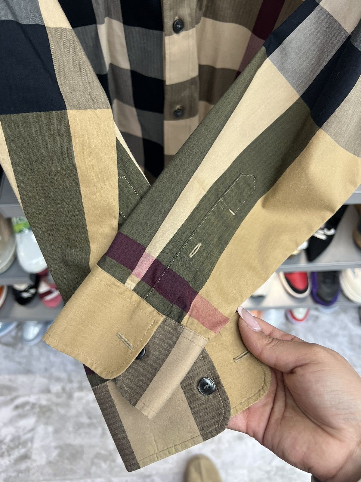 Burberry Burberry Button Down Long Sleeve Size US S / EU 44-46 / 1 - 8 Thumbnail