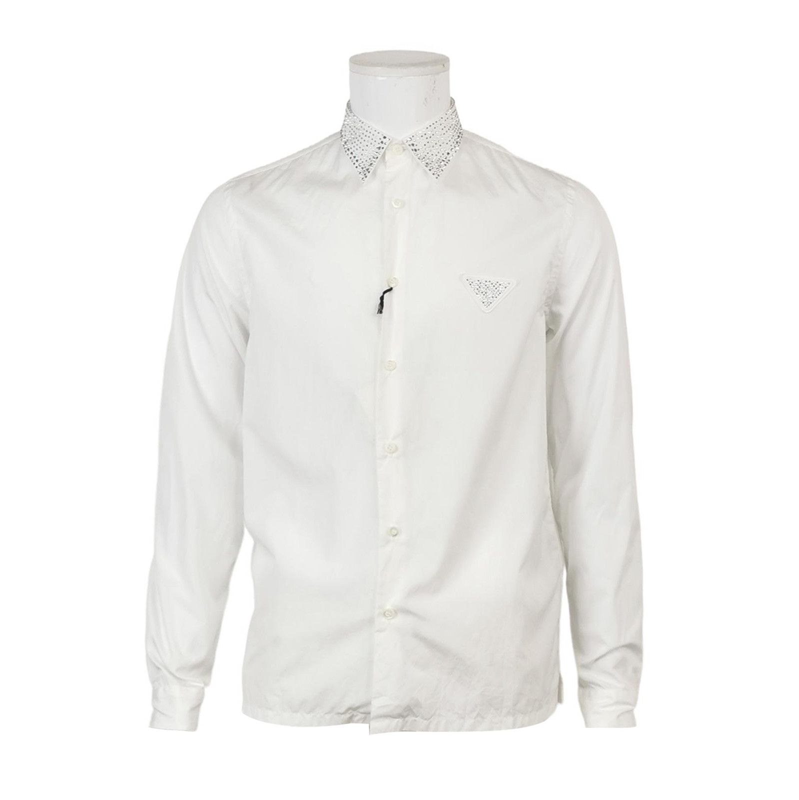 Prada Cotton Single-Breasted Collar Shirt - dmc