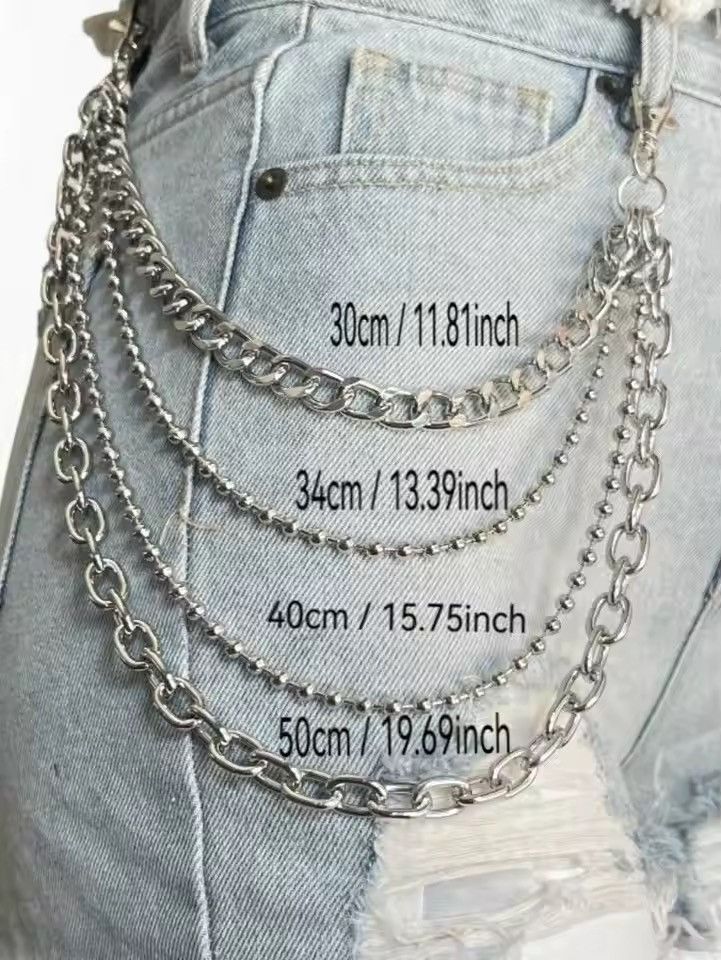 Jewelry Multilayer Wallet Chain Size ONE SIZE - 3 Thumbnail