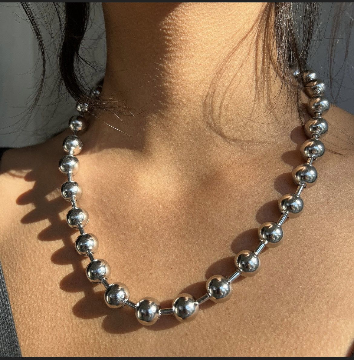 Jewelry 12mm Ball Chain necklace Size ONE SIZE - 2 Thumbnail