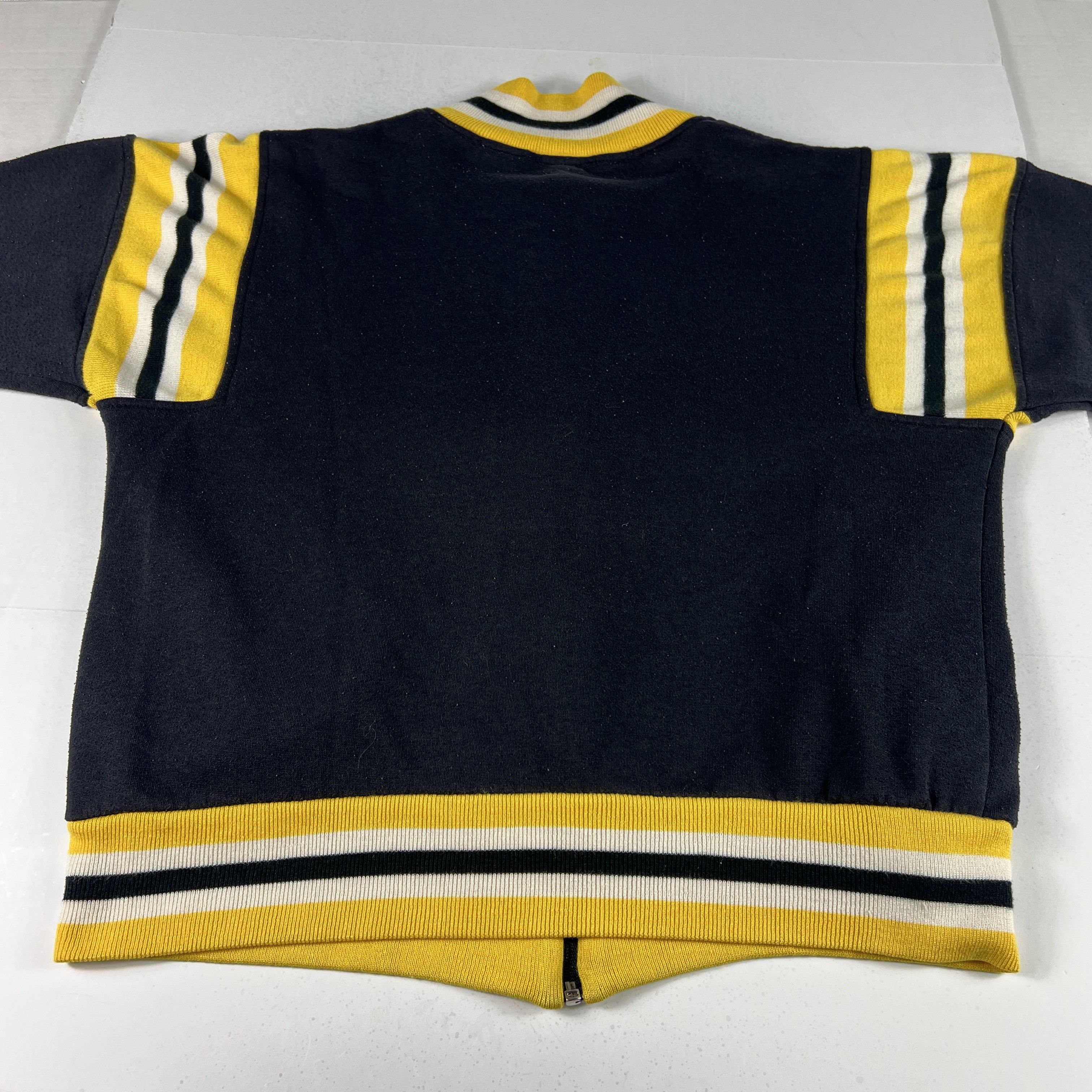 PONY × Vintage VTG 80s Pony Track Jacket Black Faded Full Zip Sweatshirt Size US M / EU 48-50 / 2 - 11 Thumbnail