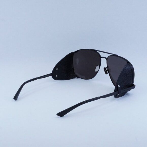 Saint Laurent Paris Saint Laurent SL 653 LEON LEATHER SPOILER 002 Sunglasses Size ONE SIZE - 9 Thumbnail