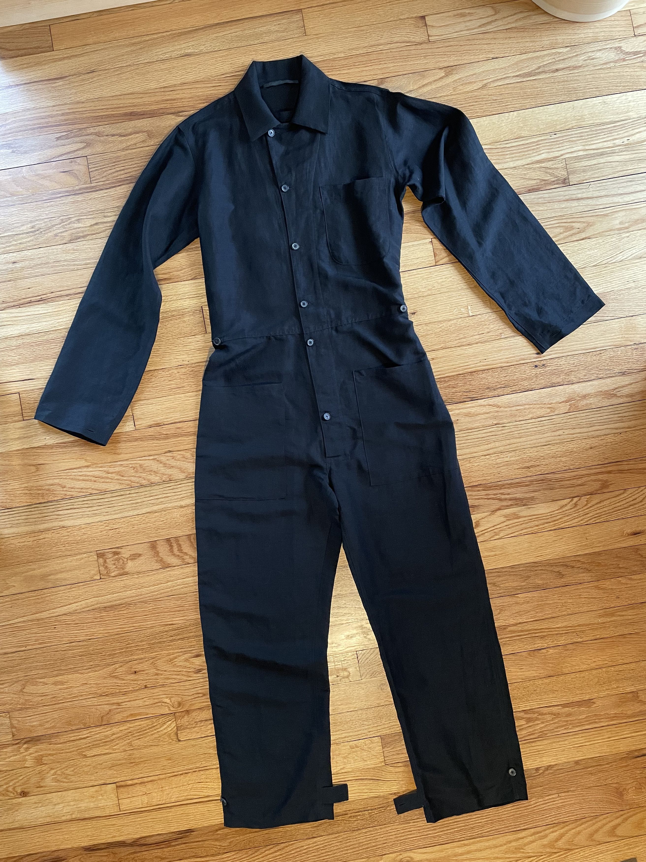 Creatures of Comfort Silk/Linen Jumpsuit Size 26" / US 2 / IT 38 - 1 Thumbnail