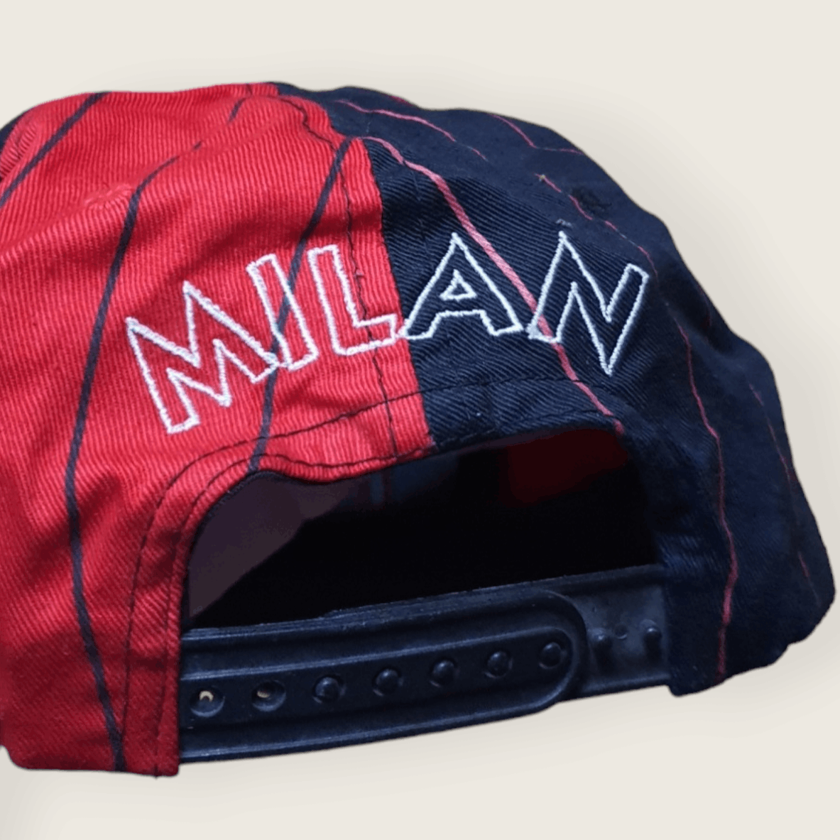 Vintage AC MILAN VINTAGE SPELLOUT HAT Size ONE SIZE - 3 Thumbnail