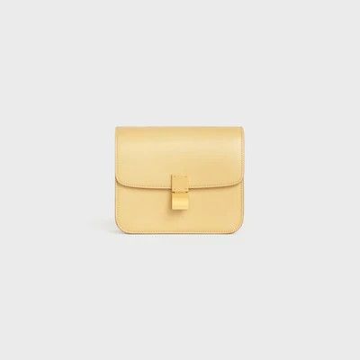 Celine o1bcso1str1224 Size: OS / Teen Classic Box Bag in Yellow Size ONE SIZE - 1 Thumbnail