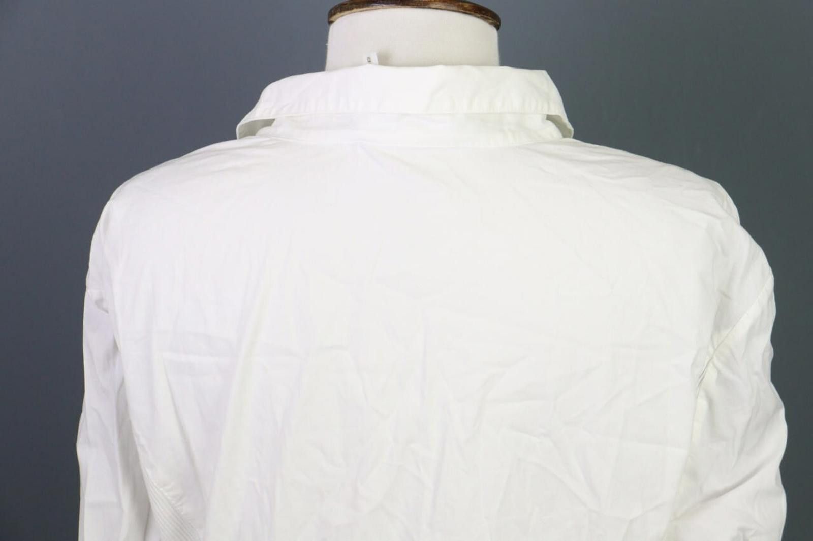 Designer Elisa Cavaletti White Designer Shirt Blouse Tunic Size 2 Size XS / US 0-2 / IT 36-38 - 8 Thumbnail