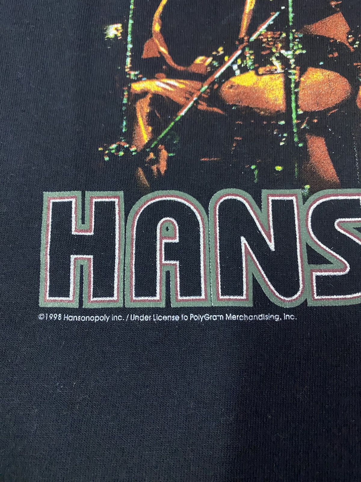 Band Tees Vintage 1998 Hanson Size US L / EU 52-54 / 3 - 5 Thumbnail